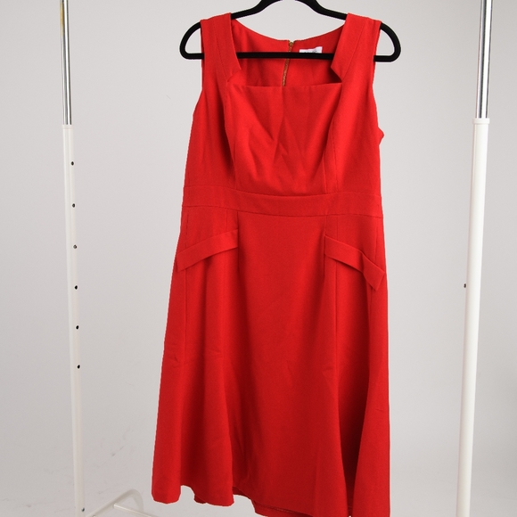 Calvin Klein Red Dress - Picture 2 of 4